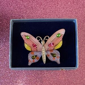 Colorful Butterfly Brooch